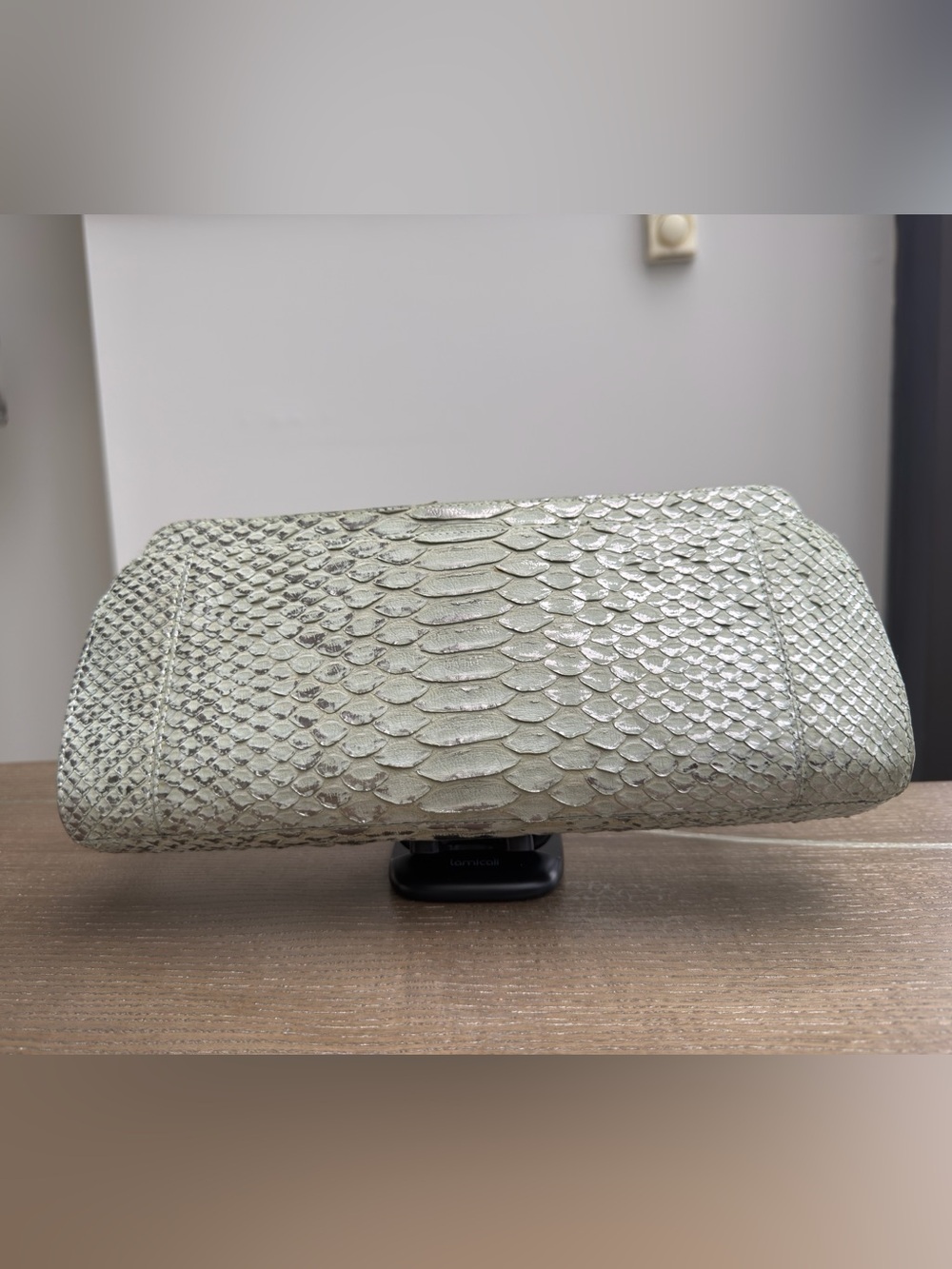 NANCY GONZALEZ Python Convertible Clutch